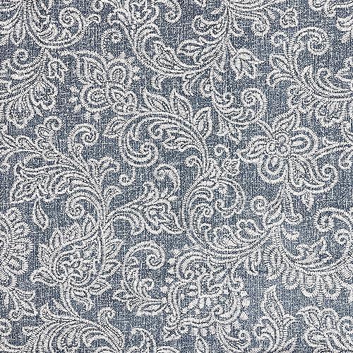 HomePop HomePop Classic Parsons Dining Chair -Denim Jacobean Print (Set of 2)