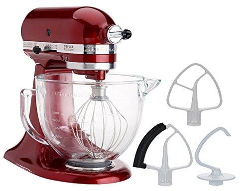 KitchenAid KitchenAid 5-Quart Stand Mixer Glass Bowl Granadine