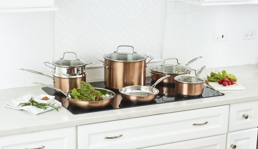 Cuisinart Chefs Classic Stainless Color Series Cookware 11PC Set