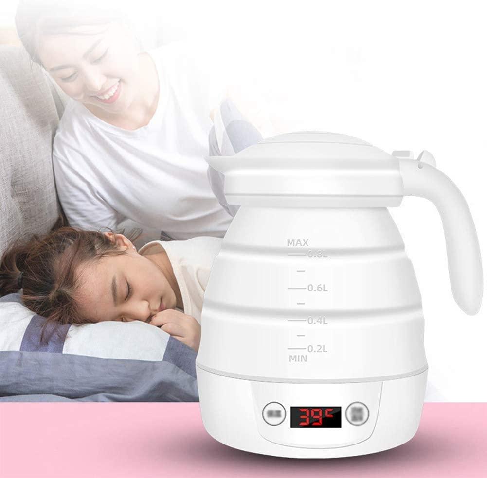 FFHLUBLI Foldable Electric Kettle,Silicone Electric Water Boiler, Travel Kettles Electric Foldable Electric Kettle, Travel Kettle,Collapsible Kettle, Electric Collapsible Travel Kettle - Foldable & Portable, E