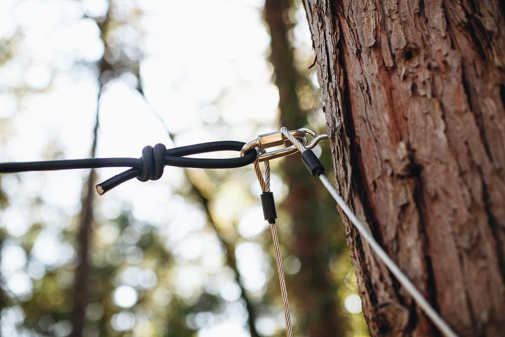 Zip Line Gear Bungee Brake Kit (60FT) Zipline Brake System to Gently Slow and Stop Riders for a Fun Ride