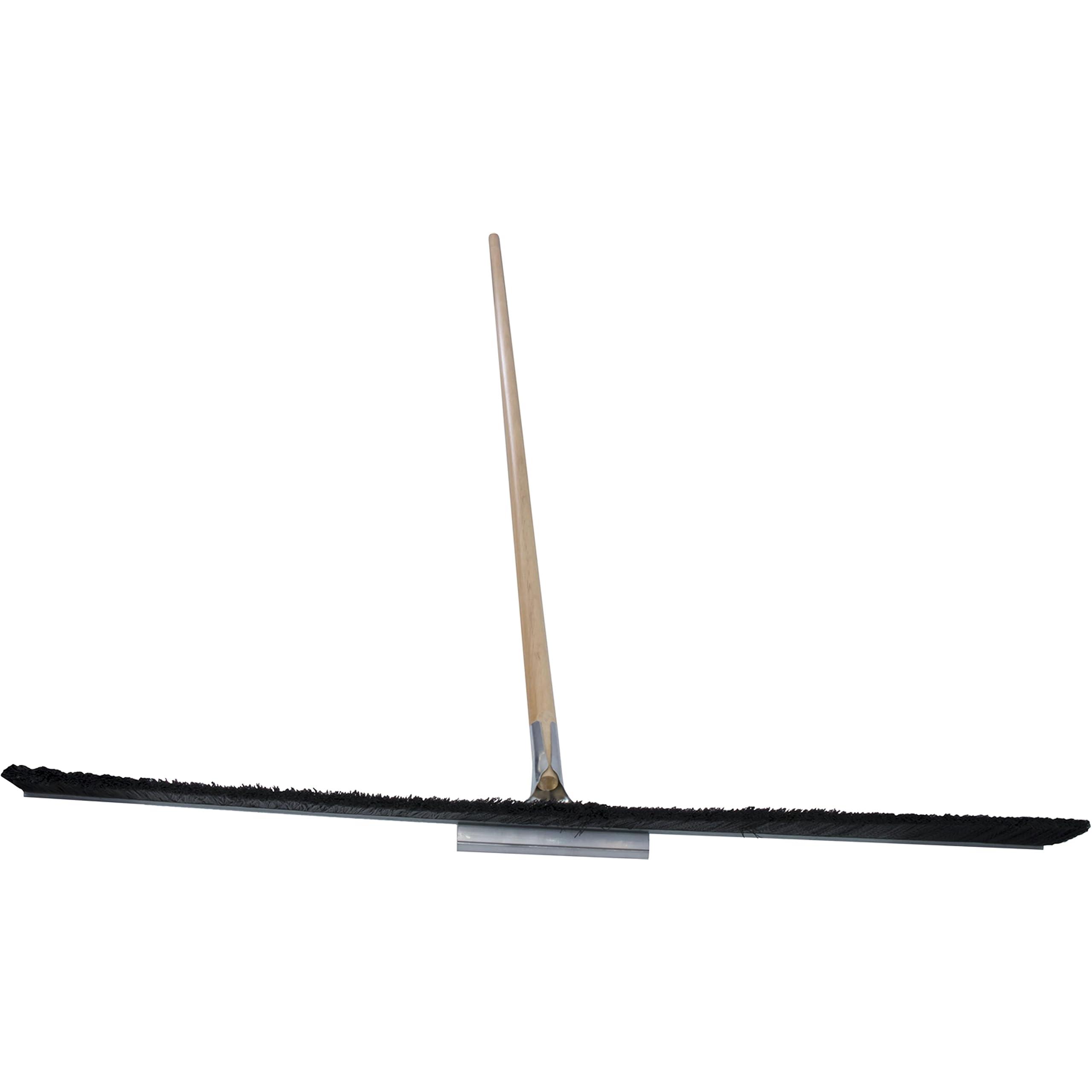 Marshalltown MARSHALLTOWN Heavy-Duty Seal Coating Broom, 36 Inch Broom Head, 72 Inch Wood Handle, Heavy Duty Synthetic Brush Strip with 2-1/2 Inch Trim, RED700373