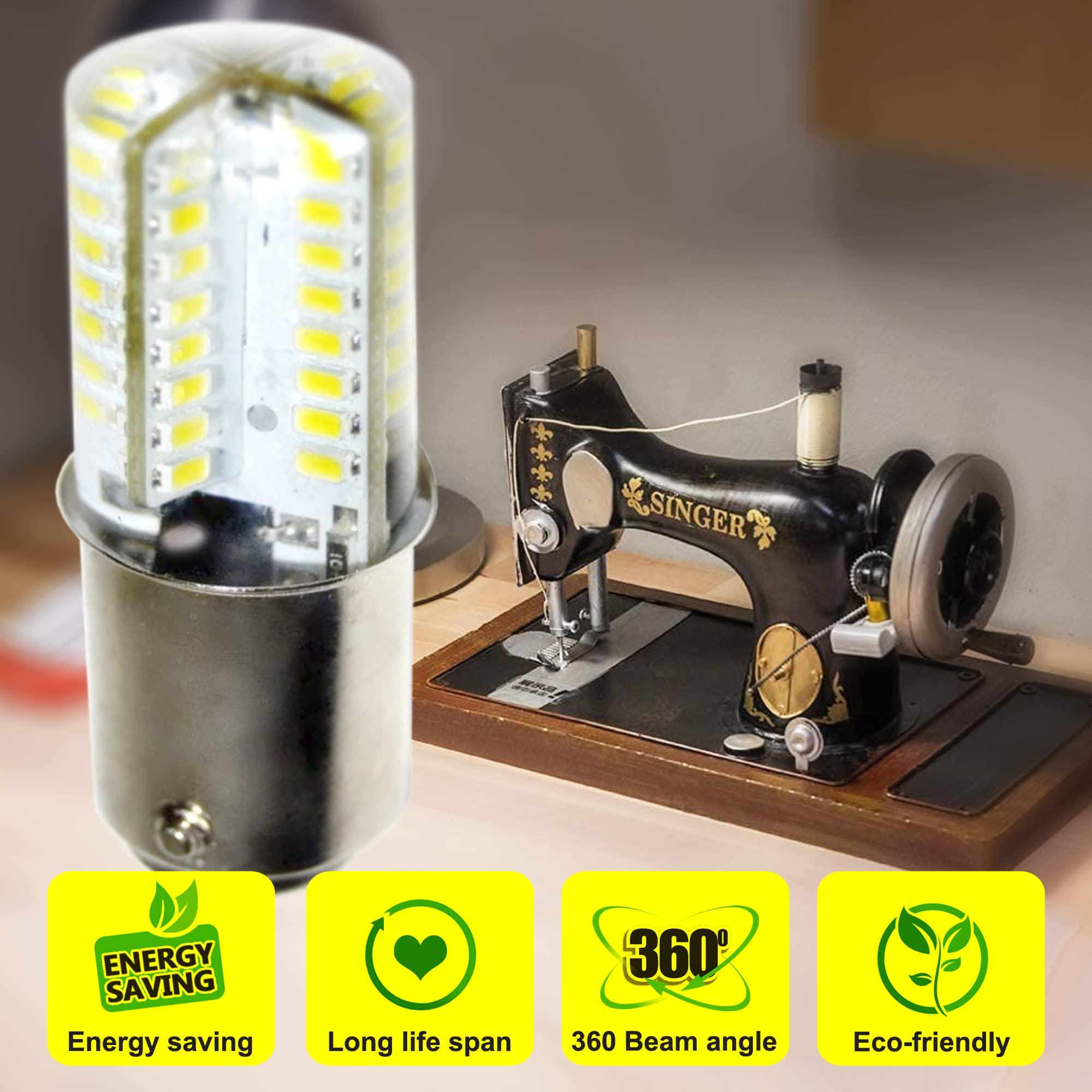 HQRP HQRP 110V LED Light Bulb Warm White Compatible with Bernina 801/803 / 807/808 / 809/810 / 811/812 / 813 Sewing Machine