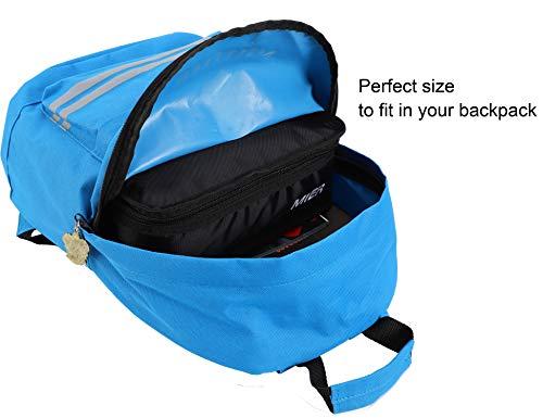 MIER MIER Portable Thermal Insulated Cooler Bag Mini Lunch Bag for Kids, Black