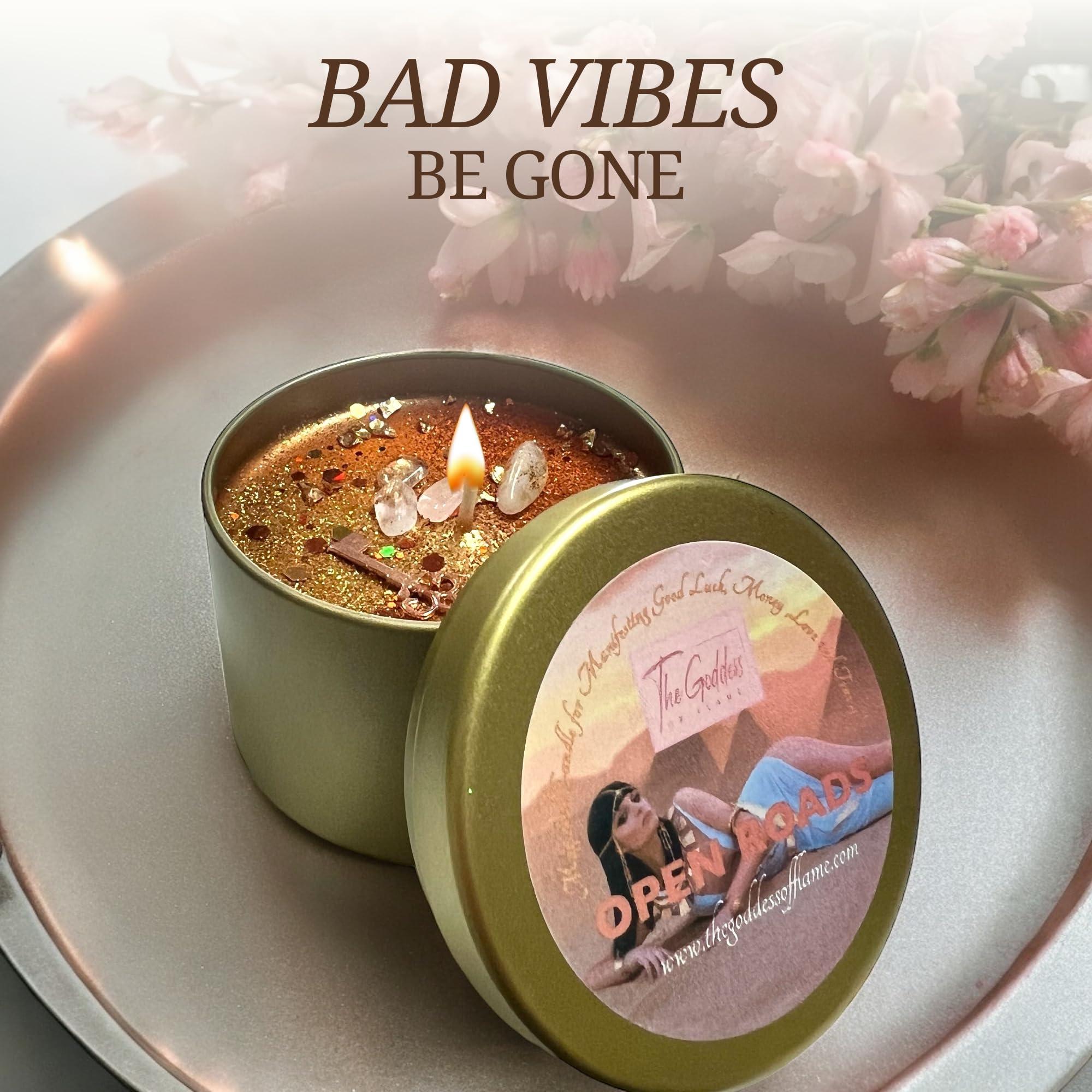 The Goddess of Flame Open Roads Spiritual Spell Candle (Medium 8oz)