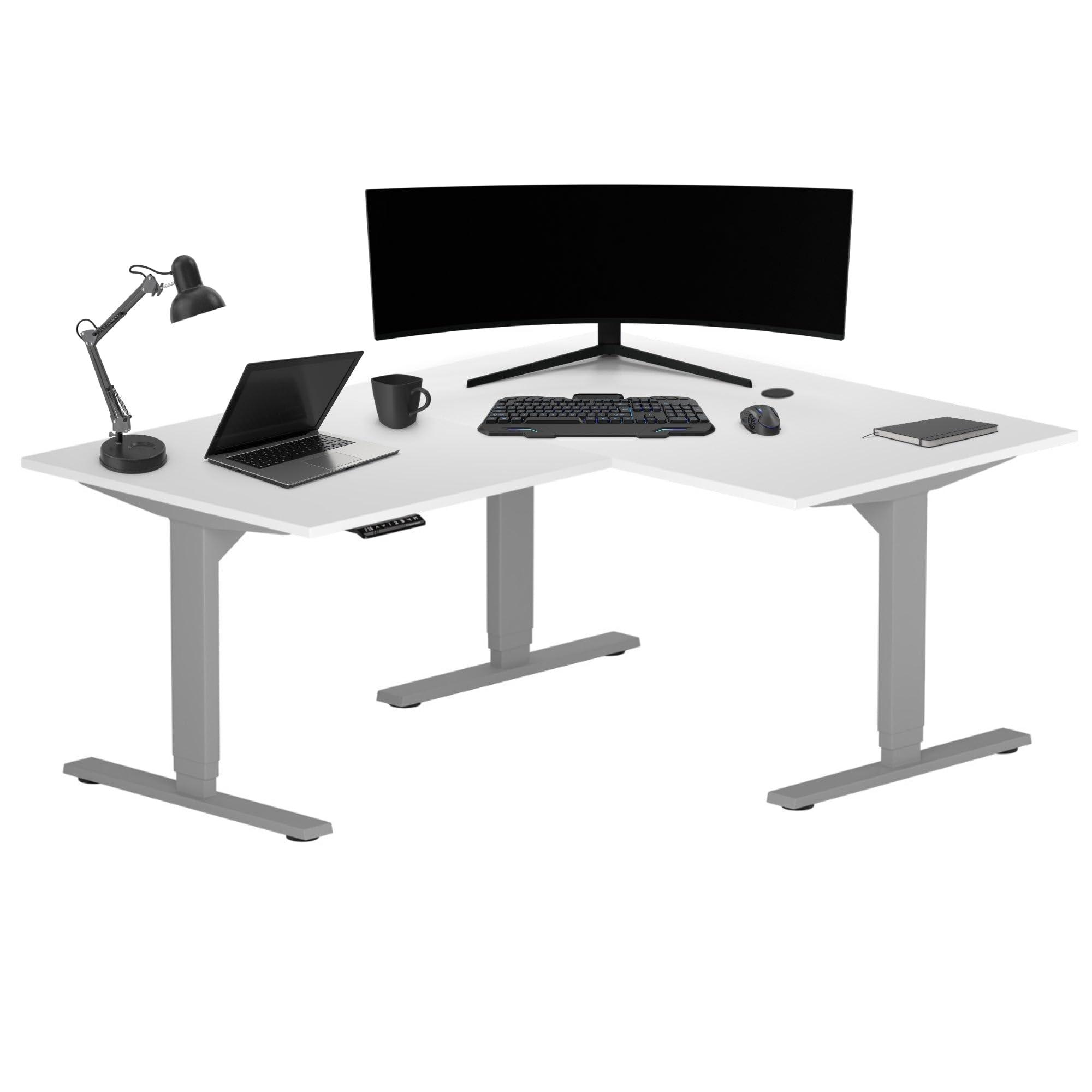 Progressive Desk Standing Desk: FLT-05, DT-3030-WW, DT-4830-WW, DA-10-Black