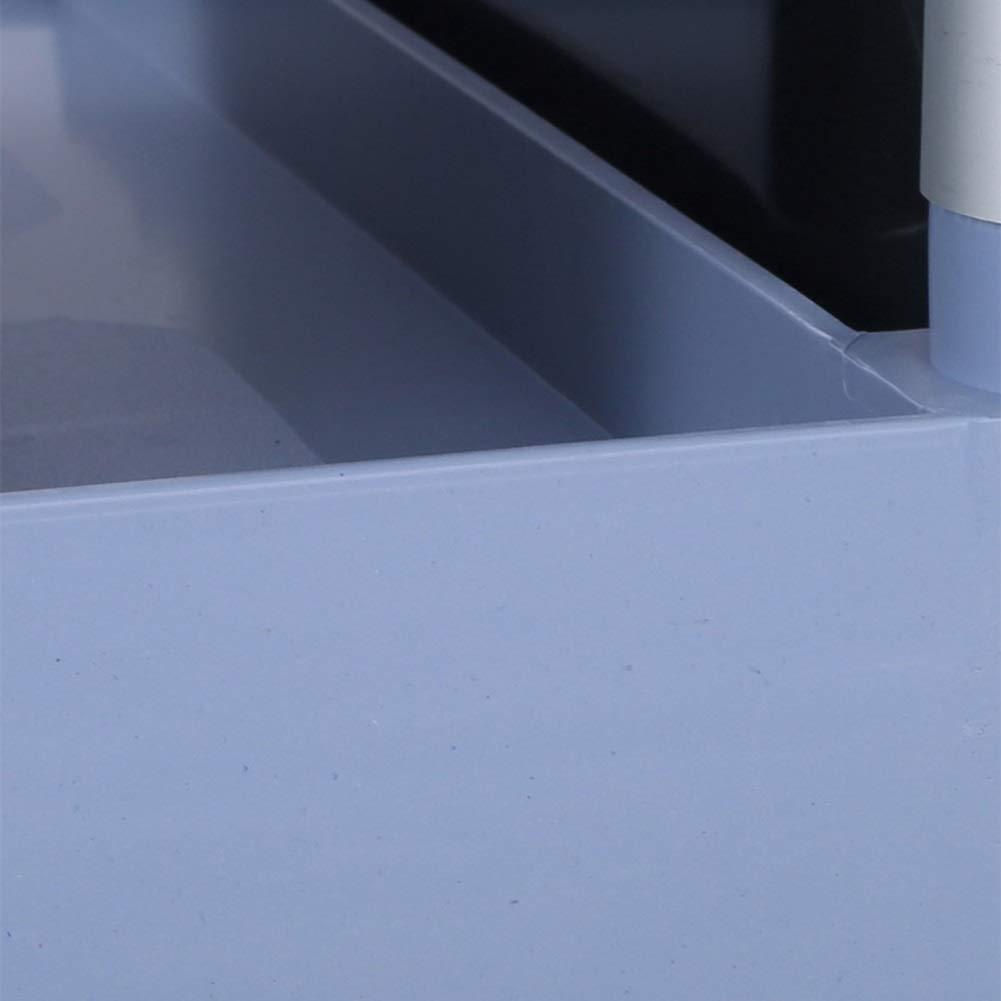 YGCBL YGCBL Multifunction Serving Portable Hand Trucks,Cart Service Restaurant Hotel 3 Tier 360Swivel Castors Side Handles Design Easy to Assemble, 3 Sizes,Kitchen,Blue,86X42X91Cm