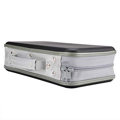 WISMART CD DVD Wallet, Wismart 96 Capacity Heavy Duty Sturdy DVD Storage Hard shell CD Disk Holder DVD Case VCD Wallets Blu-ray Media Case Storage Holder Organizer Wallet,96 Capacity (Black)