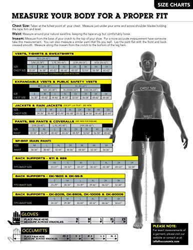 OccuNomix OccuNomix LUX-350-JB-BYL High Visibility 2-in-1 Quilted Black Bottom Bomber Jacket with Zip-Out Quilted Liner and 7 Pockets, Class 3, 100% ANSI Polyester, Large, Yellow