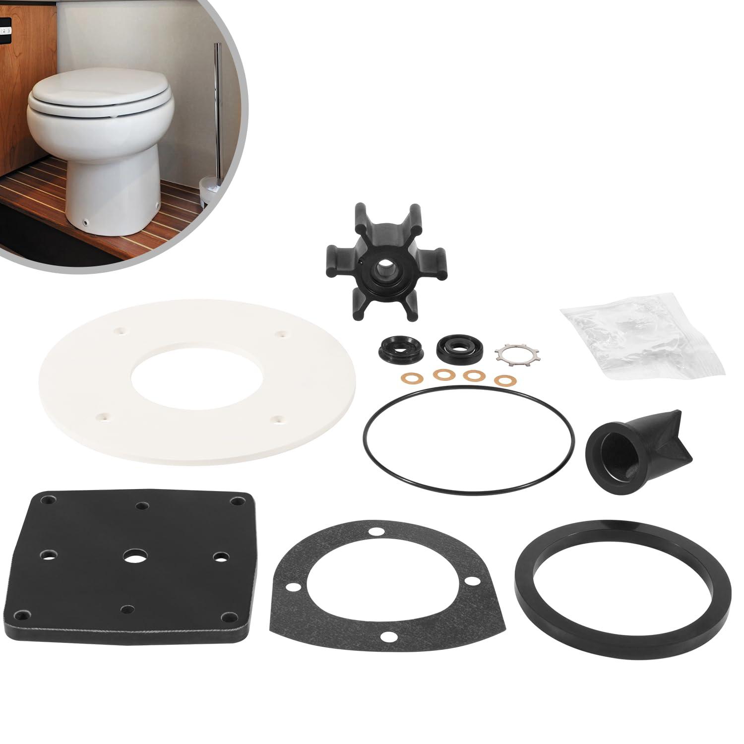 Ezbzyz Ezbzyz Replace for Jabsco 37040-0000 Marine Toilet Service Kit Fit for Jabsco 37010 Series