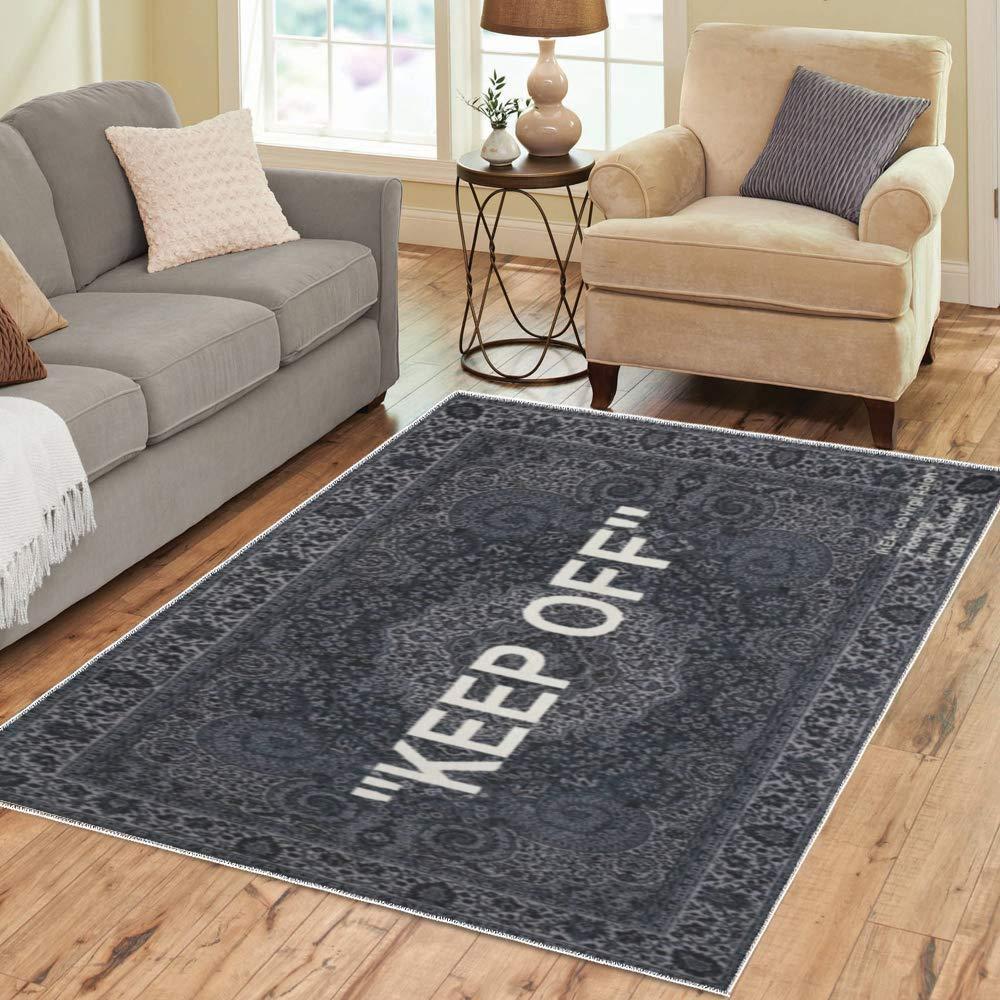 InterestPrint InterestPrint Floor Rugs Mat Custom Keep Off Modern Carpet for Home Decoration Area Rug 7'x 3'3"