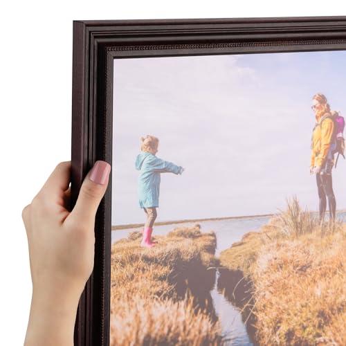 ArtToFrames ArtToFrames 6x13 inch Dark Cherry Stain Wood Picture Frame, 2WOM0066-81375-YCHY-6x13