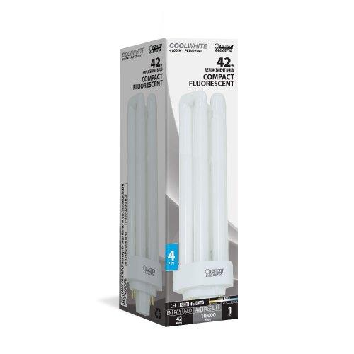 Feit Electric Feit Electric PLT42E/41 42-Watt Fluorescent PL Bulb, White
