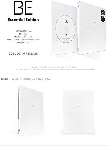 BigHit Ent. BTS BE (Essential Edition) Pre Order CD+Photobook+Folded Poster+Others with Tracking, Extra Decorative Stickers, Photocards