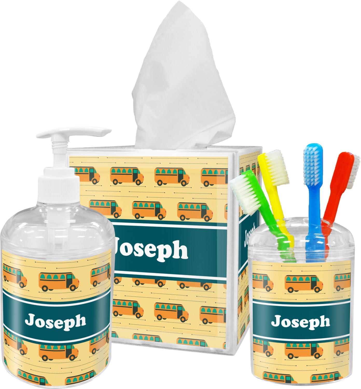 YouCustomizeIt YouCustomizeIt Personalized School Bus Toothbrush Holder