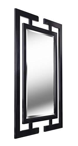 Kenroy Home Kenroy Home Casual Wall Mirror ,41 Inch Height, 0.75 Inch Length, 29 Inch Width with Gloss Black