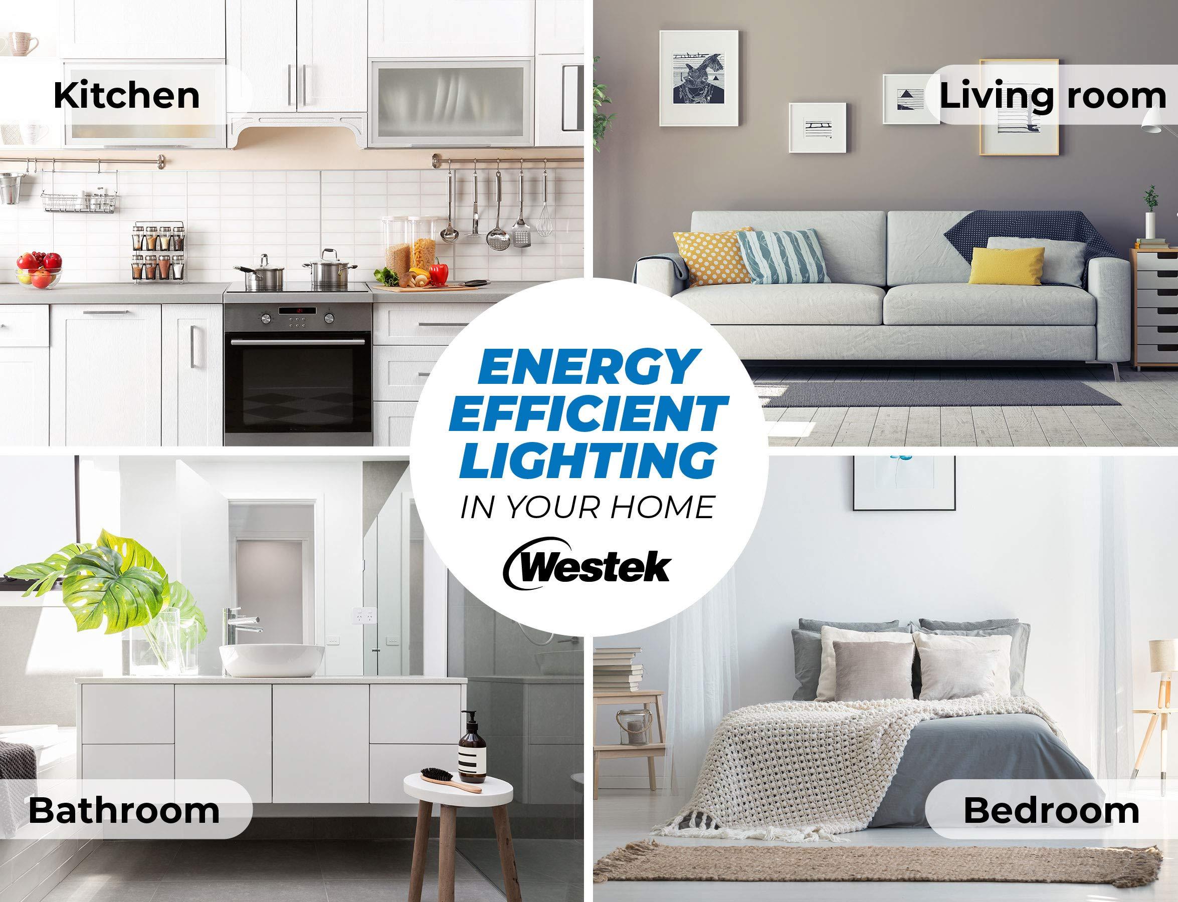 Westek Westek MLC12BC-4 Indoor Plug-in Corded Motion Activated Light Control, Single, White