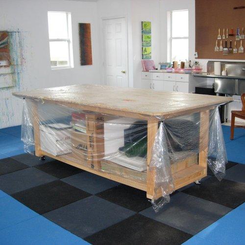 Rubber-Cal Rubber-Cal "Eco-Safety" Interlocking Playground Tiles - 2.50 x 19.5 x 19.5 inch - 4 Pack - 11 Square Feet Coverage - Black (04-126-CO-4pk)