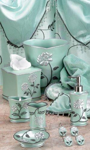 Popular Bath Popular Bath Avantie Toothbrush Holder - Aqua Resin Design, Bathroom Countertop Organizer, Modern Bathroom Dcor, Elegant & Durable Toothbrush Stand, Stylish Accessory for Vanity