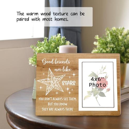Itsoly Itsoly Good Friends Photo Frame, Good Friends Picture Frame, Unique Birthday Gift for Friends, Graduation Gifts for Her Him, Going Away Gifts for Friends Photo 4x6Inch12P119
