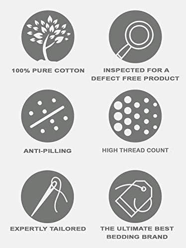 Shreem Linen Waterbed Sheets Super Single Size Attached Waterbed Sheets 100% Egyptian Cotton 600-Thread Count 4 Piece Sheet Set 15\" Deep Pocket Attached Waterbed Sheet Set in Stripe (Sage, Super Single)