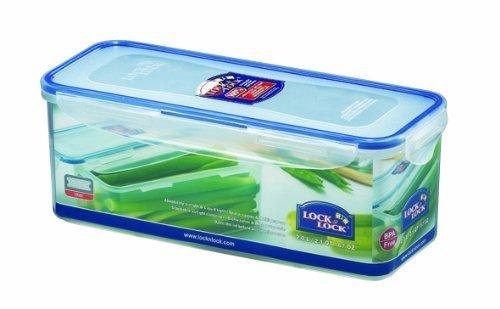 LOCK & LOCK Lock & Lock, No BPA, Water Tight, Food Container with Tray, 8.3-cup, 67-oz, Pack of 3, HPL844