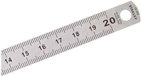 STANLEY Stanley Stainless Steel Flex Steel Rule 20Cm 1-35-522