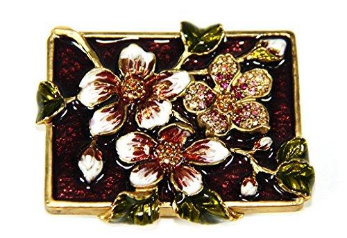 Jay Strongwater Jay Strongwater Raquel Dogwood Purse Mirror New