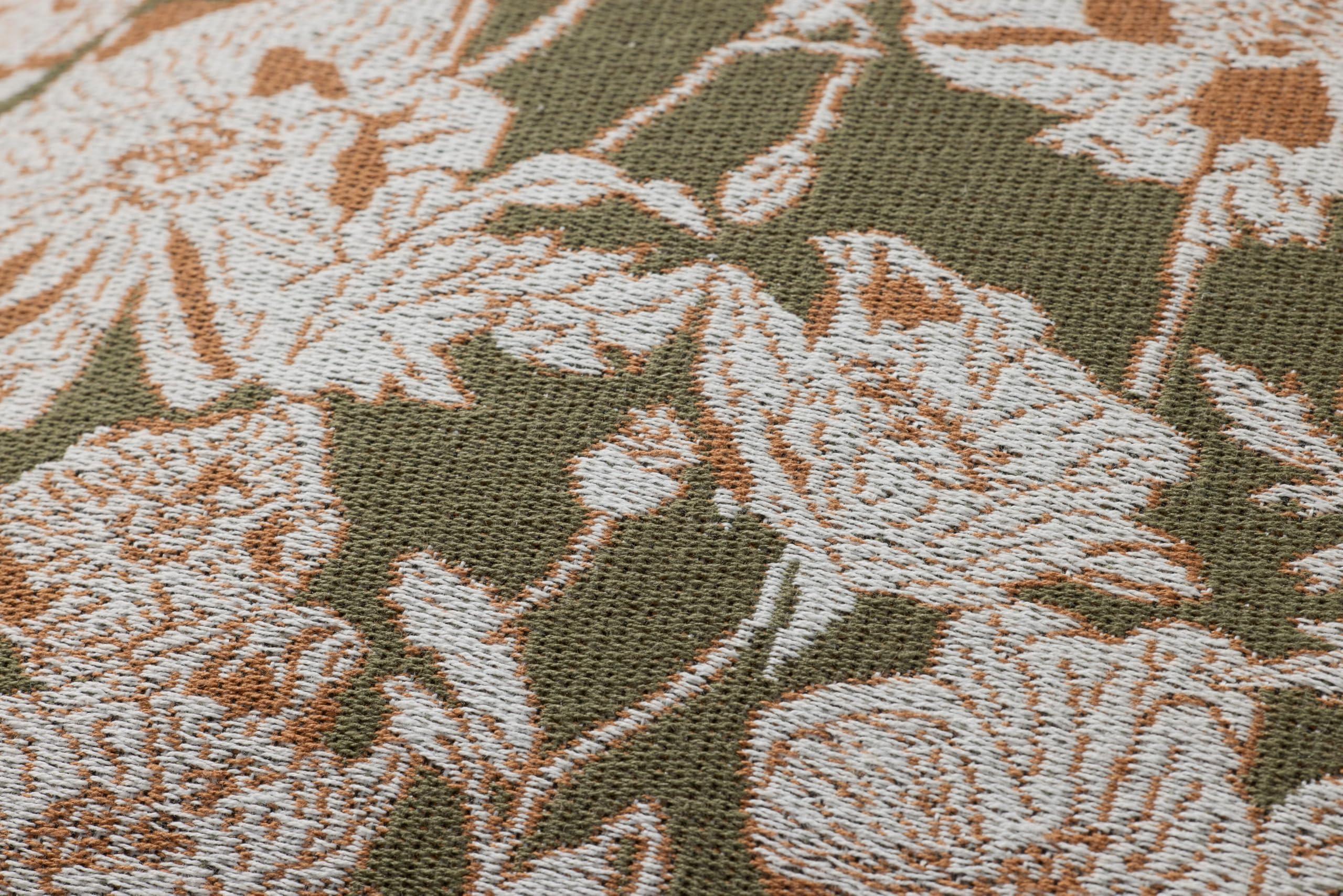 Loloi Loloi Matilda Pillow, 18\'\' x 18\'\' Cover Only, Olive/Orange