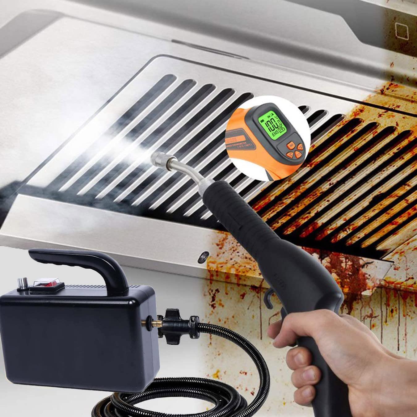 RESKIU Portable Upholstery Cleaner, 1700W/2600W High Pressure Steam Cleaner Hand-held Portable Steam Cleaning Machine Automatic Pumping for Kitchen, Bathroom, Car Seat, Sofa, Floor,110V-1700W