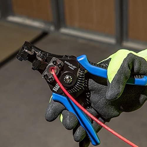 Klein Tools Klein Tools 11063W Wire Cutter / Wire Stripper, Heavy Duty Automatic Wire Stripper Tool for 8-20 AWG Solid and 10-22 AWG Stranded Electrical Wire