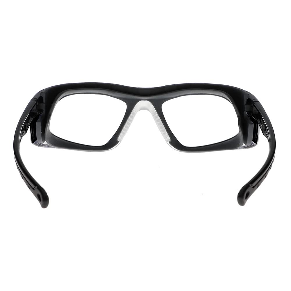 ATTENUTECH ATTENUTECH Radiation Safety Glasses with Full Seal For Splash Protection with .75mm PB Leaded Protective Lenses (Black)