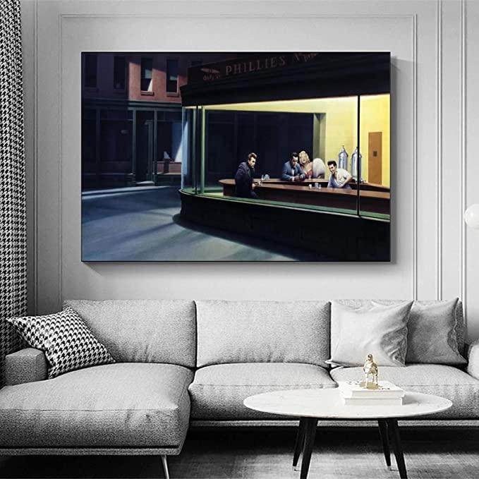 CHONGQI Boulevard of Broken Dreams Paintings Poster Artwork Print on Canvas Modern Wall Art Picture for Living Room Home Decor (unframed,24x36 inch)