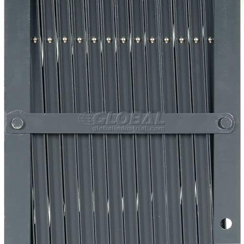 Global Industrial Global Industrial 16\'W Double Folding Security Gate, 8\'H