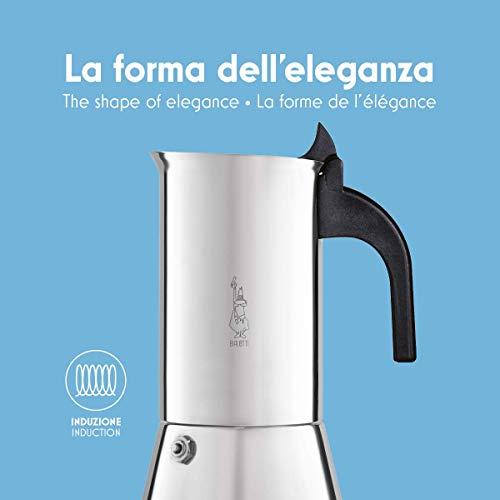 Bialetti Bialetti Venus Induction 4 Cup Espresso Coffee Maker, Stainless Steel, Pack of 1