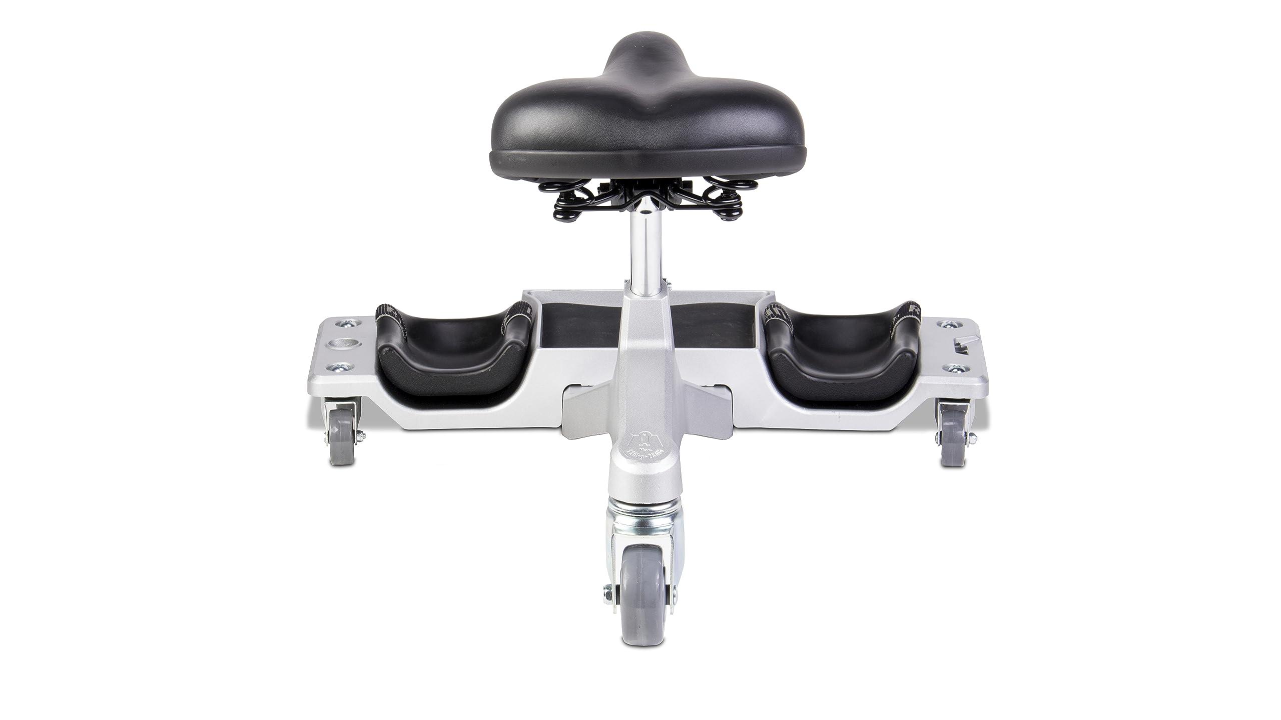 RUBI RUBI | Ergonomic Seat SR-1 | Ideal for Tiles, Parquet, Cleaning and Other Coating Operations | Replaceable Ergonomic Knee Pads