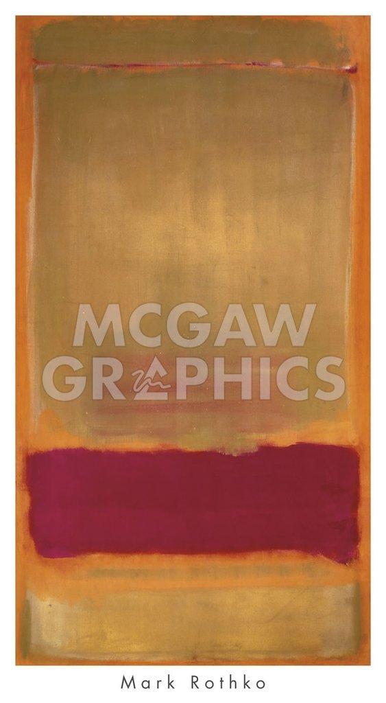 Bruce McGaw Untitled, 1949\'\' - Poster by Mark Rothko (22x40)