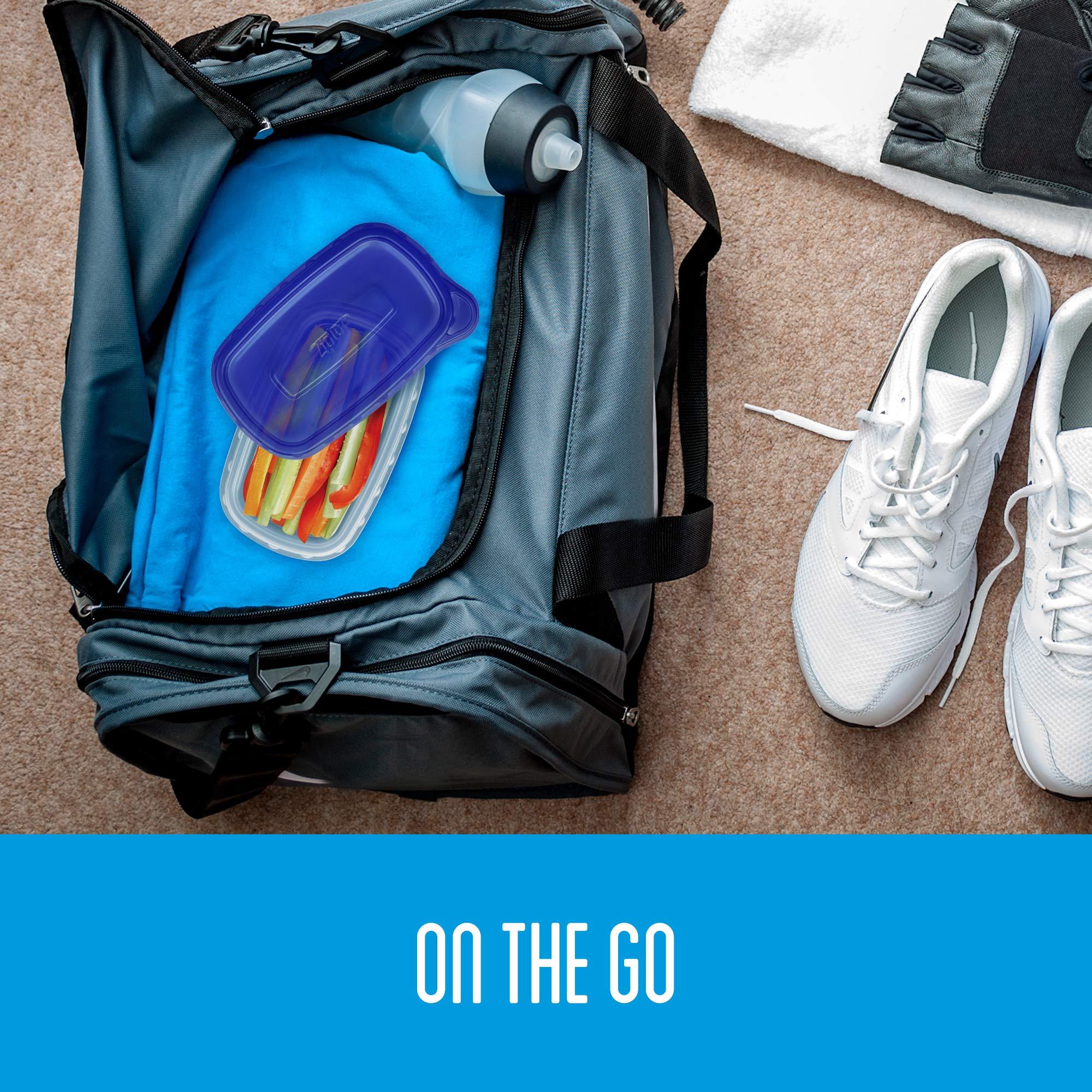 Ziploc Ziploc Food Storage Meal Prep Containers Reusable for Kitchen Organization, Dishwasher Safe, Lunch Pack, 8 Count