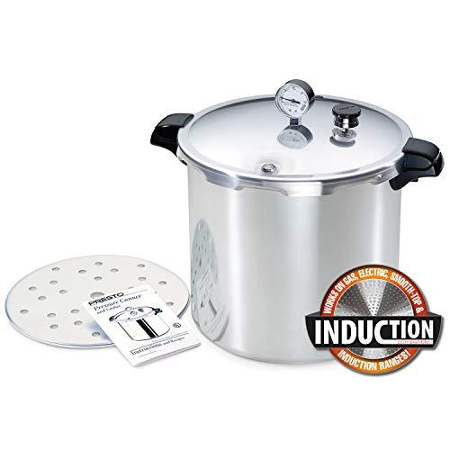 Presto Presto 01784 23-Quart Induction Compatible Pressure Canner, Silver, Aluminum