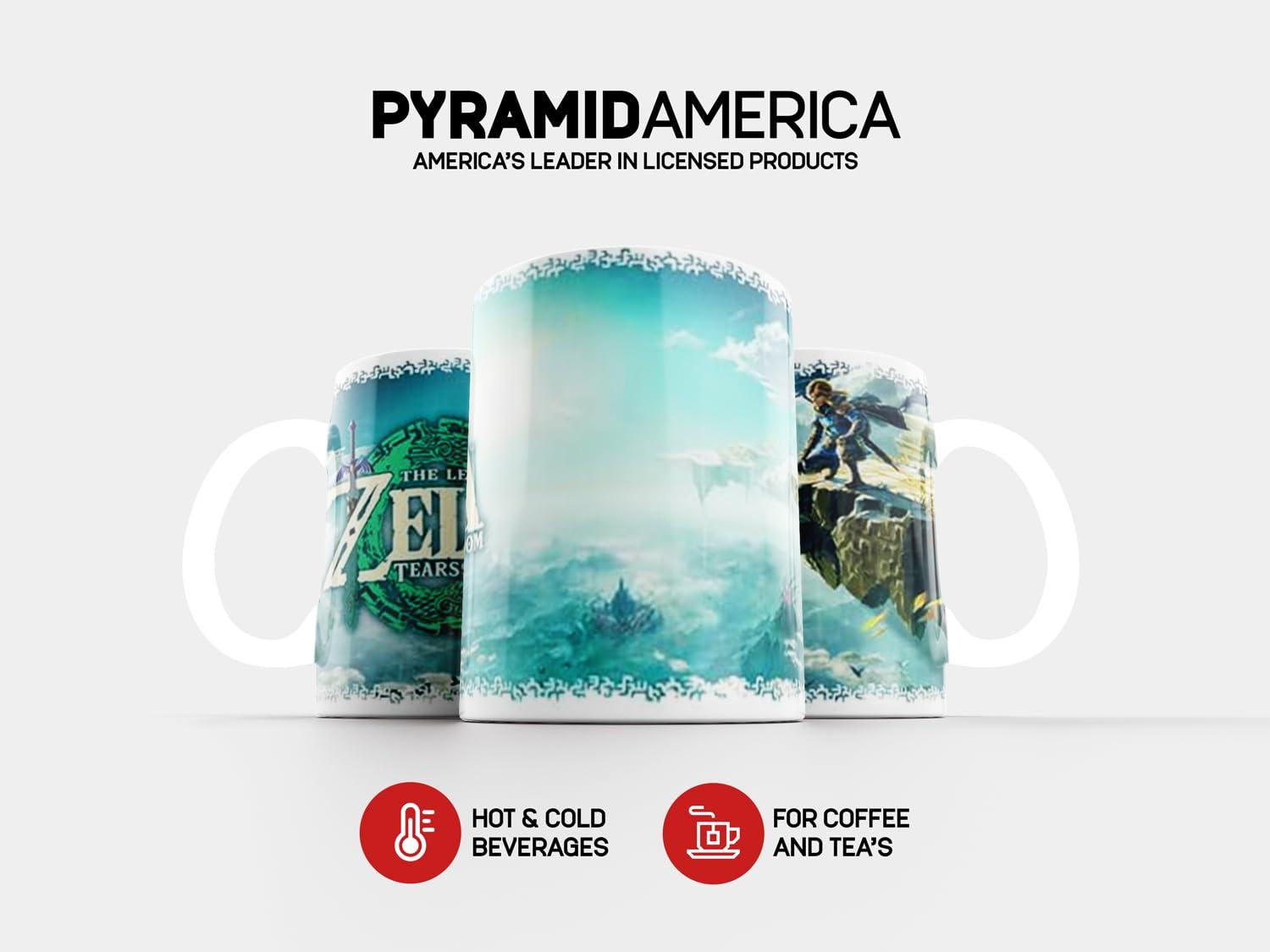Pyramid America Pyramid America - Zelda Mug - The Legend of Zelda Tears of the Kingdom - 11 oz. Ceramic Mug for Coffee, & Milk Tea - Perfect Addition to Your Kitchen, Home Essentials or Gaming Desk