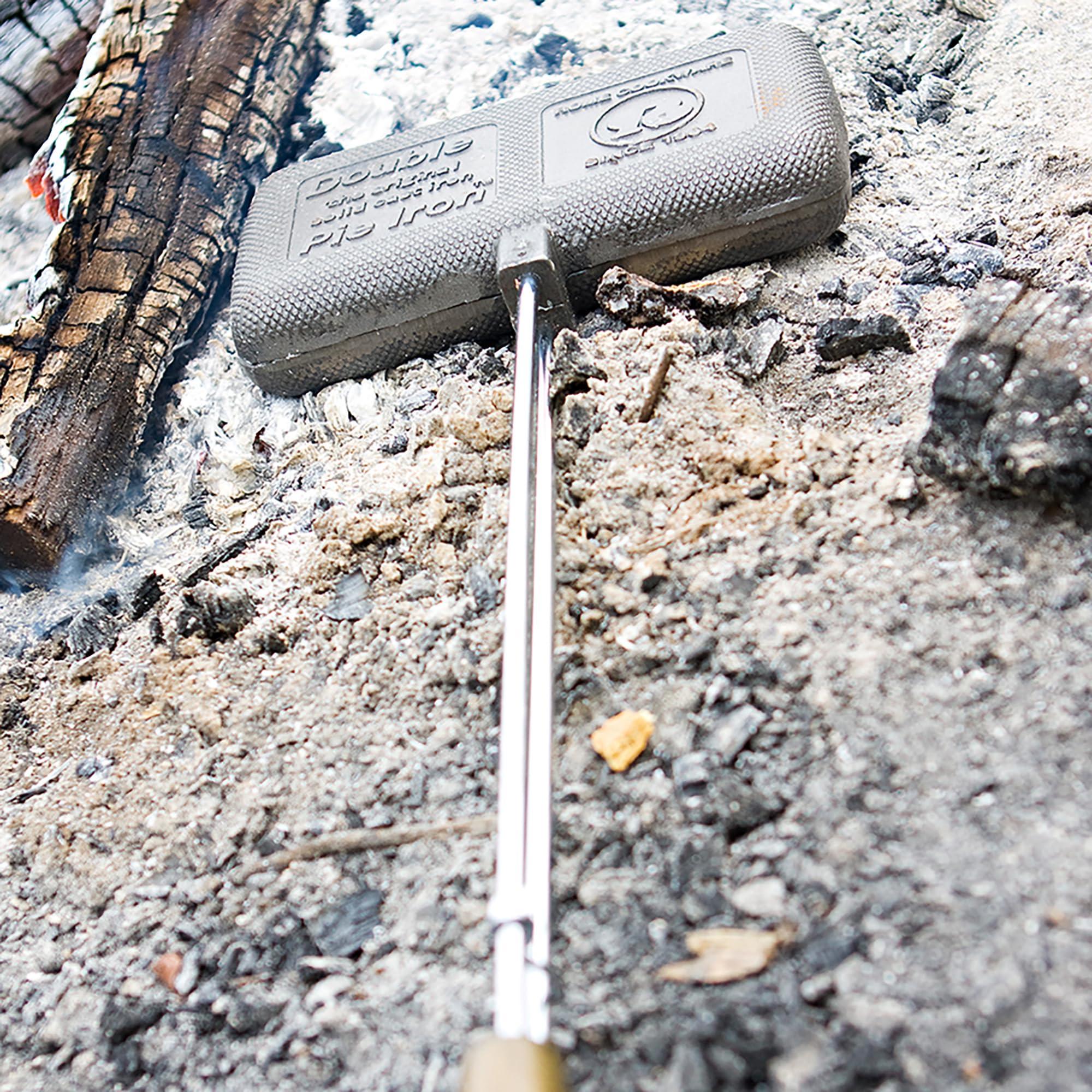 Rome Industries Rome's Double Pie Iron with Steel and Wood Handles