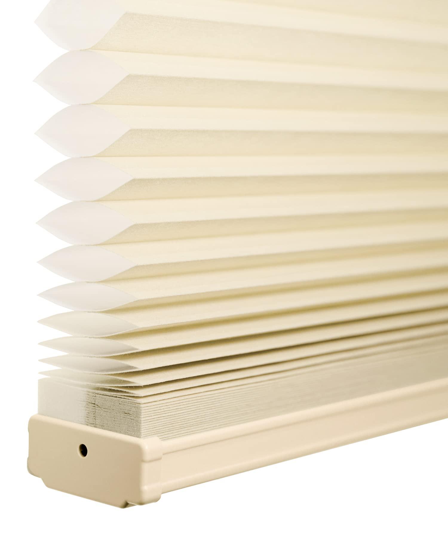CHICOLOGY CHICOLOGY Cellular Shades, Top Down Bottom Up Shades, Blinds for Windows, Window Shades for Home, Door Blinds, Window Coverings, Cellular Blinds,Ecru - Light Filtering, 29" W x 72" H