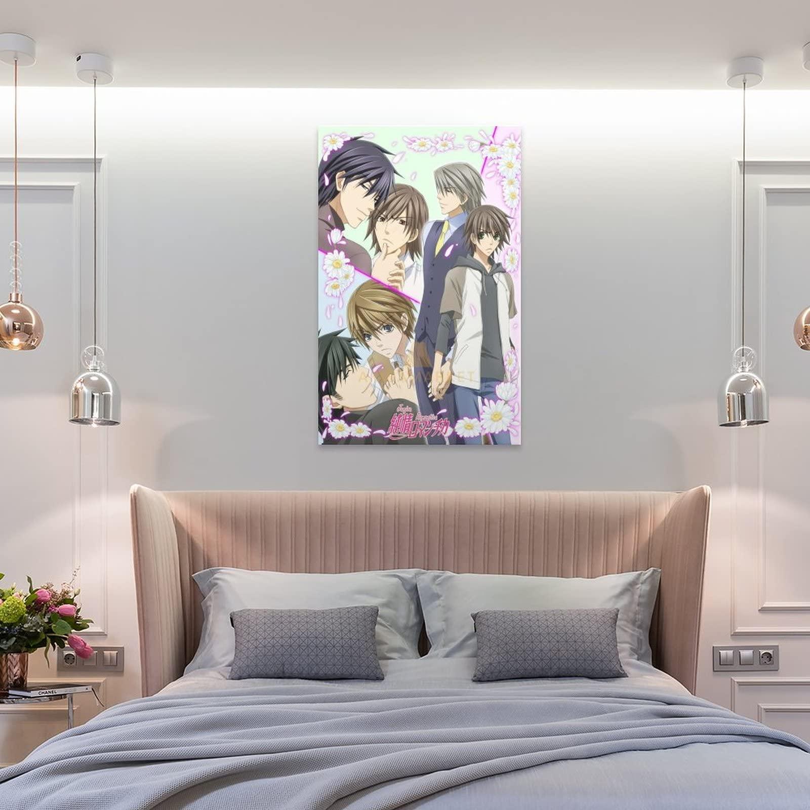 XIANNA XIANNA Junjou Romantica Anime Poster (4) Canvas Art Poster And Wall Art Picture Print Modern Family Bedroom Decor Posters 24x36inch(60x90cm)