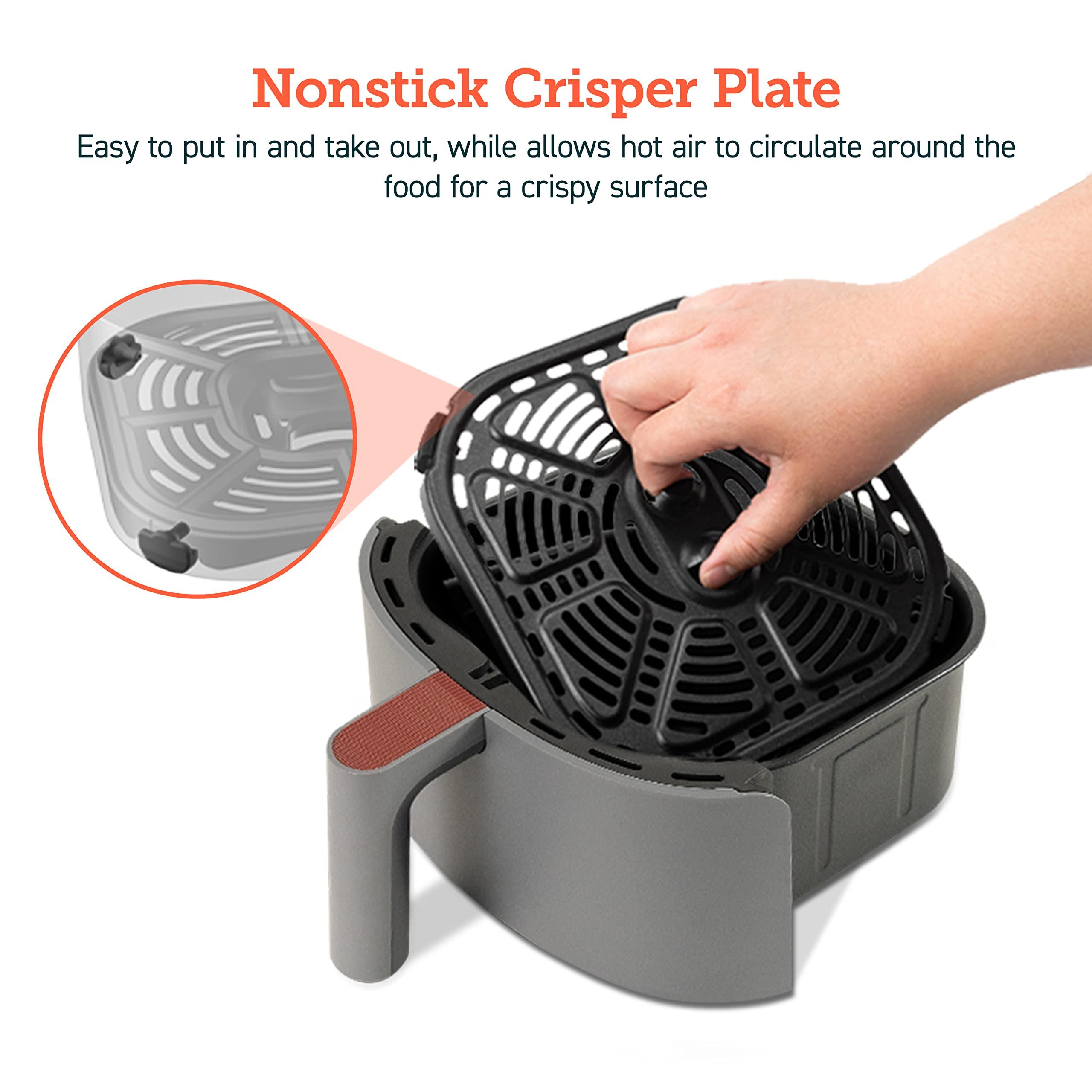 COSORI COSORI Air Fryer 4 Qt, 7 Cooking Functions Airfryer, 150+ Recipes on Free App, 97% less fat Freidora de Aire, Dishwasher-safe, Designed for 1-3 People, Lite 4.0-Quart, Smart, Truffle Gray