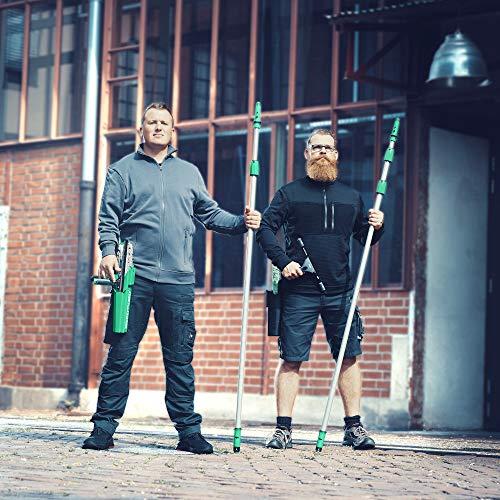 UNGER Unger ED450 14' Length 3 Section Aluminum Extension OptiLoc TelePole