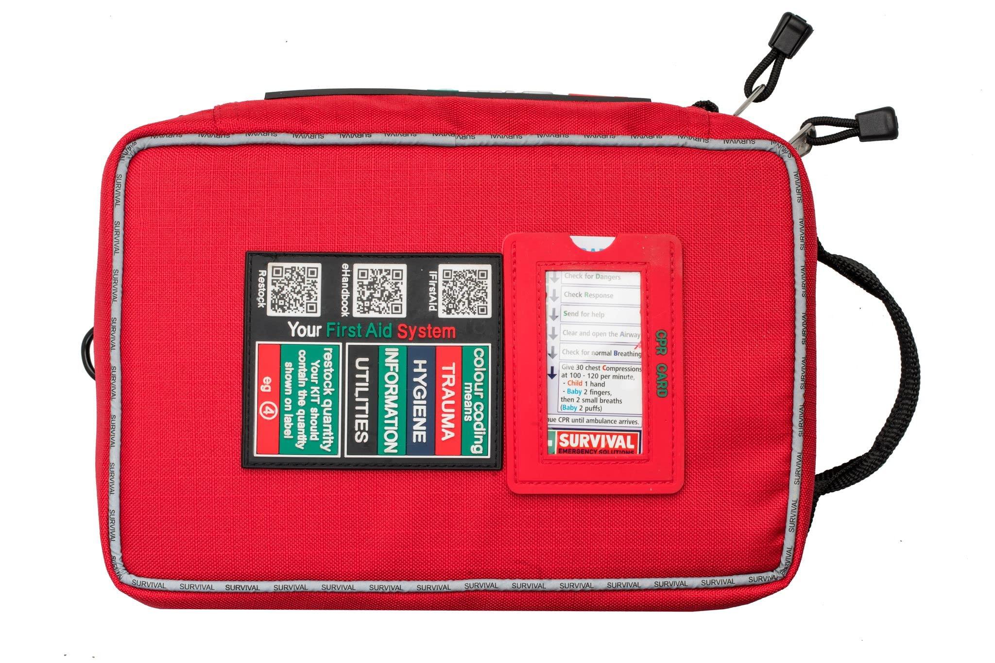 SURVIVAL Survival Workplace/Home First Aid Kit USA - for Emergency care at Home/Workplace