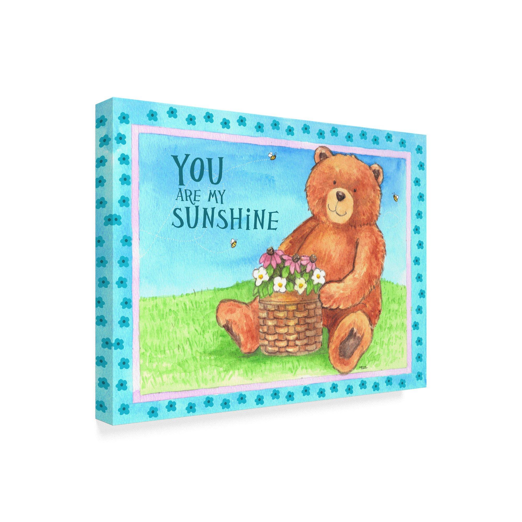 Trademark Fine Art Bear Sunshine by Melinda Hipsher, 35x47-Inch