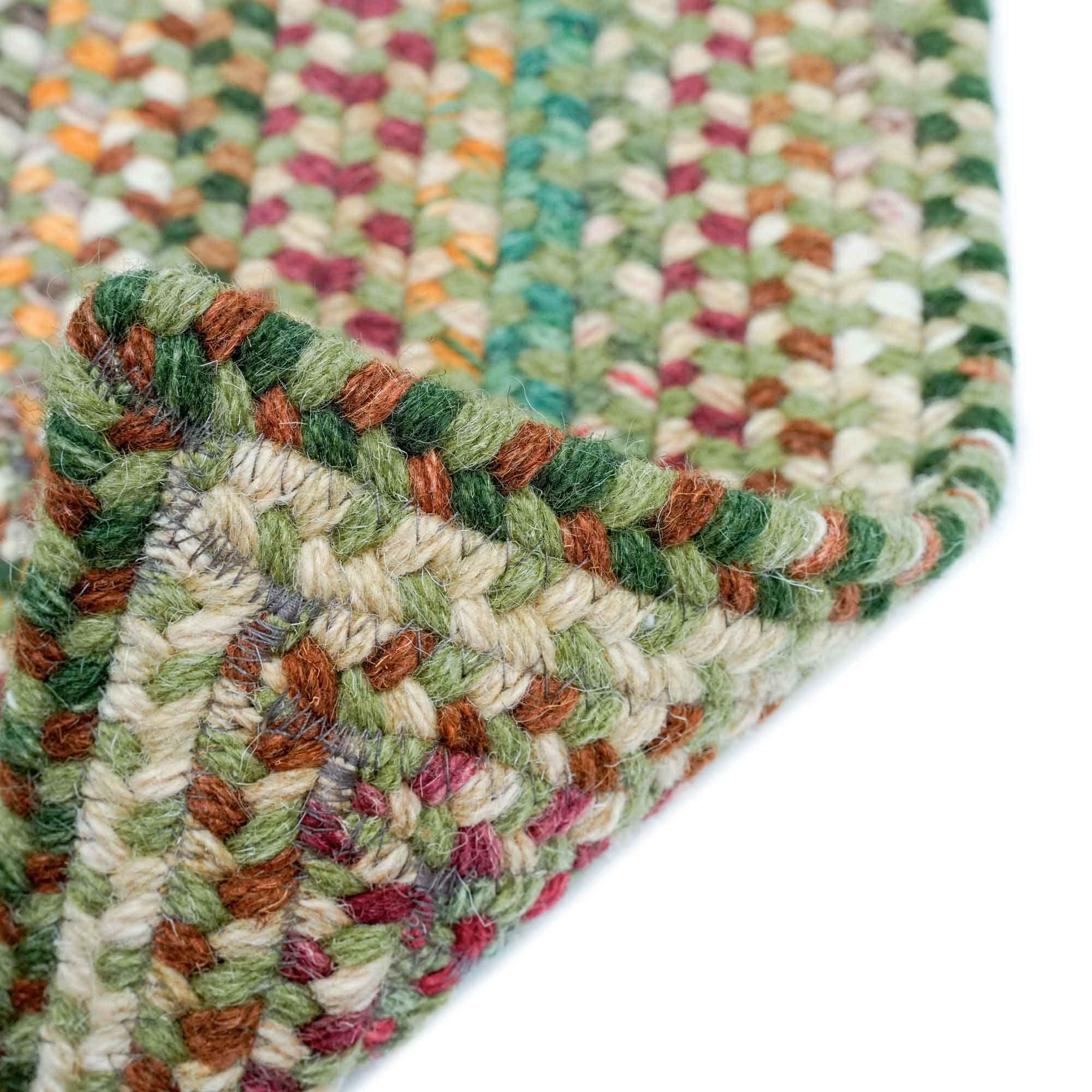 Capel Capel Rugs Sherwood Forest Rectangle Braided Area Rug, 2 x 3, Pine Wood