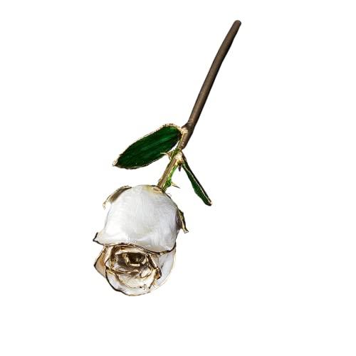 Eternal Rose Eternal Rose Pearl Collection - Real 24k Gold Dipped Rose - Gift for Her (Angel Dust)