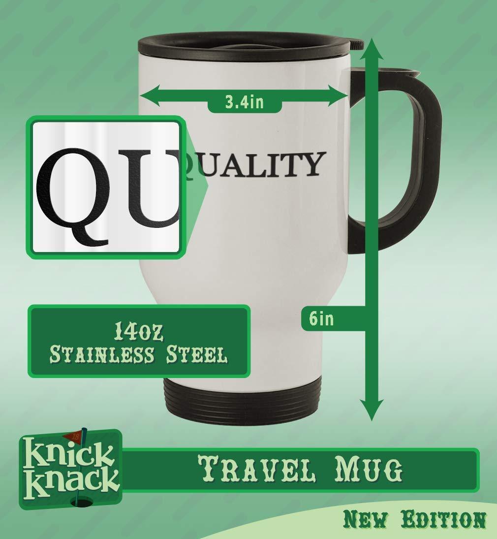Knick Knack Gifts #suttee - 14oz Stainless Steel Travel Mug, Silver